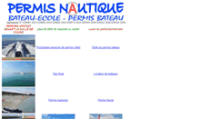 Desktop Screenshot of permis-nautique.com